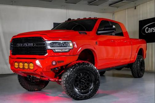 Flame Red Clearcoat 2021 RAM 2500 Laramie Mega Cab 4x4 6'4' Box