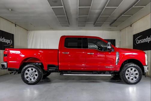 Red 2024 Ford F-350 Lariat