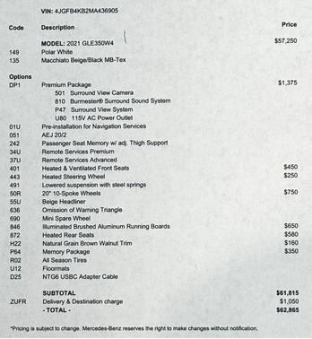 2021 Mercedes-Benz GLE 350 4MATIC