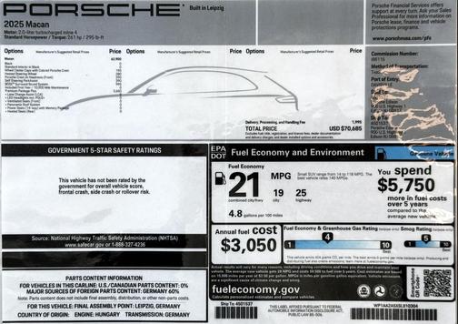 2025 Porsche Macan AWD