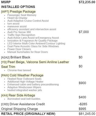 2019 Audi e-tron Premium Plus