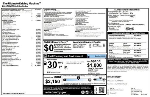 2024 BMW 530 i xDrive