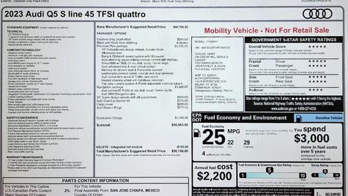 2023 Audi Q5 45 S line Premium Plus