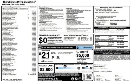2023 BMW 760 i xDrive