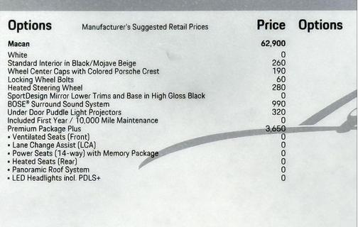 2025 Porsche Macan AWD
