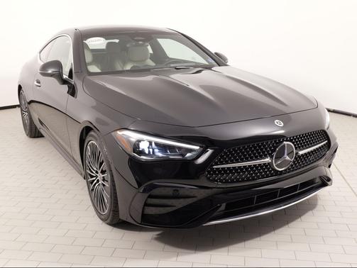 Black 2025 Mercedes-Benz CLE 300 4MATIC Coupe