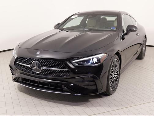Black 2025 Mercedes-Benz CLE 300 4MATIC Coupe