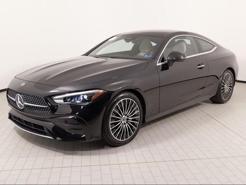Black 2025 Mercedes-Benz CLE 300 4MATIC Coupe