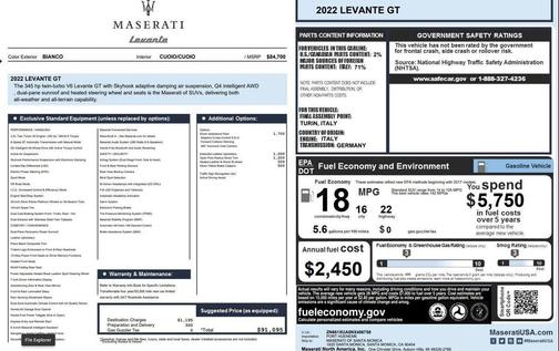 2022 Maserati Levante GT