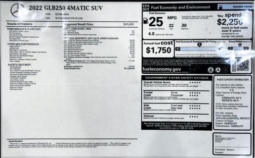 2022 Mercedes-Benz GLB 250 4MATIC