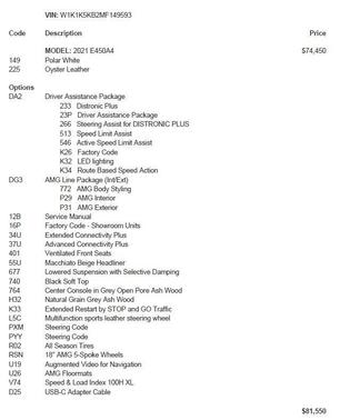 2021 Mercedes-Benz E-Class 4MATIC