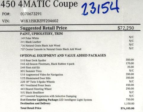 2023 Mercedes-Benz E-Class 4MATIC