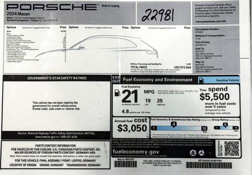 2024 Porsche Macan Base