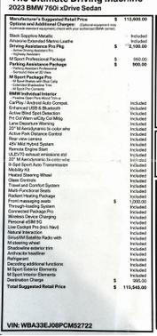 2023 BMW 760 i xDrive