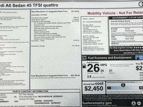 2025 Audi A6 45 Premium