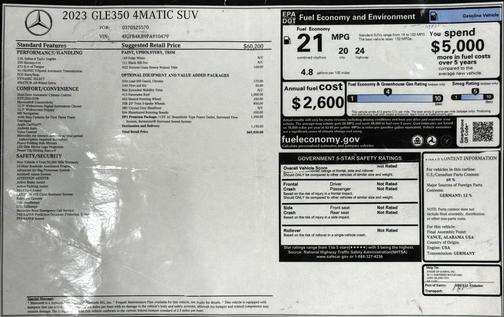 2023 Mercedes-Benz GLE 350 4MATIC