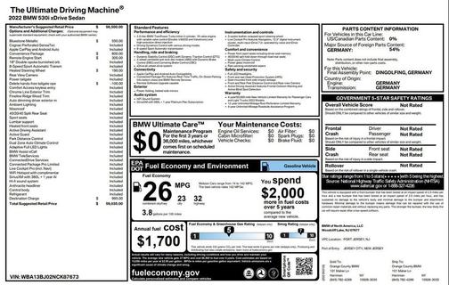 2022 BMW 530 i xDrive