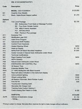 2023 Mercedes-Benz EQS 580 4MATIC