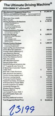 2024 BMW X7 xDrive40i