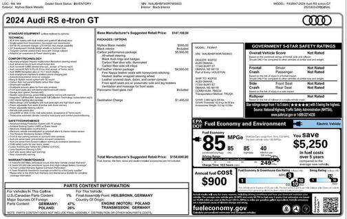 2024 Audi RS e-tron GT quattro