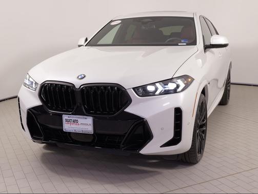 Mineral White Metallic 2024 BMW X6 xDrive40i