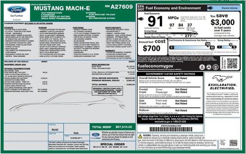 2022 Ford Mustang Mach-E Premium