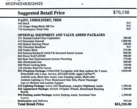 2019 Mercedes-Benz GLS 450 4MATIC