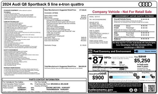 2024 Audi Q8 e-tron Premium Plus