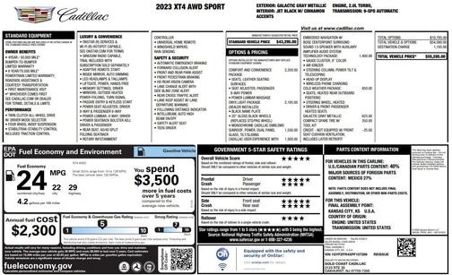 2023 Cadillac XT4 Sport