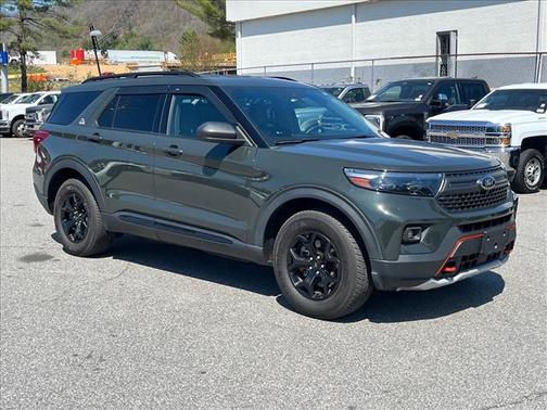 Forged Green Metallic 2022 Ford Explorer Timberline