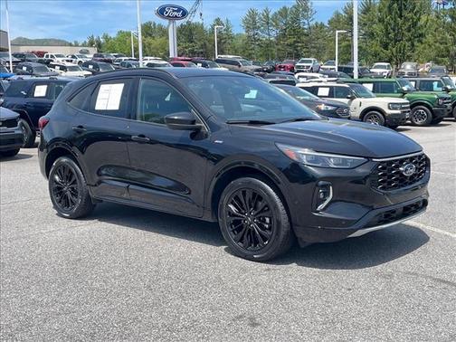 Black Metallic 2023 Ford Escape ST-Line Elite