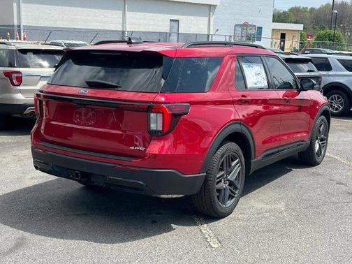 Rapid Red Metallic Tinted Clearcoat 2026 Ford Explorer ST-Line