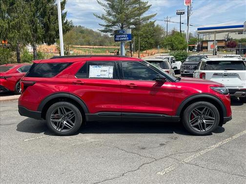 Rapid Red Metallic Tinted Clearcoat 2026 Ford Explorer ST-Line