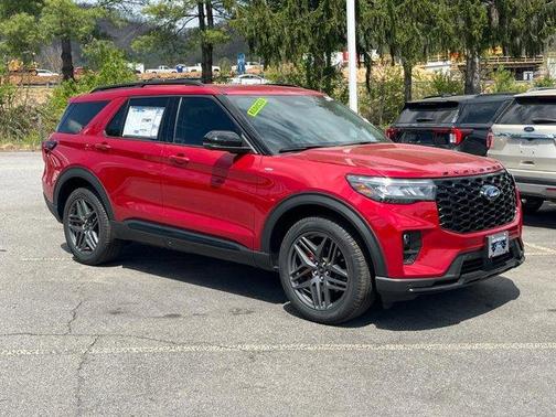Rapid Red Metallic Tinted Clearcoat 2026 Ford Explorer ST-Line