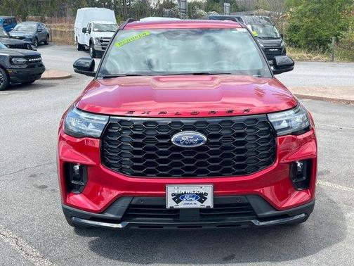Rapid Red Metallic Tinted Clearcoat 2026 Ford Explorer ST-Line