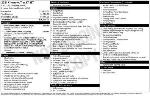 2021 Chevrolet Trax LT