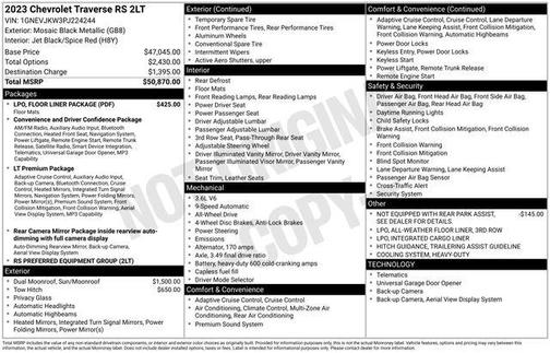 2023 Chevrolet Traverse RS