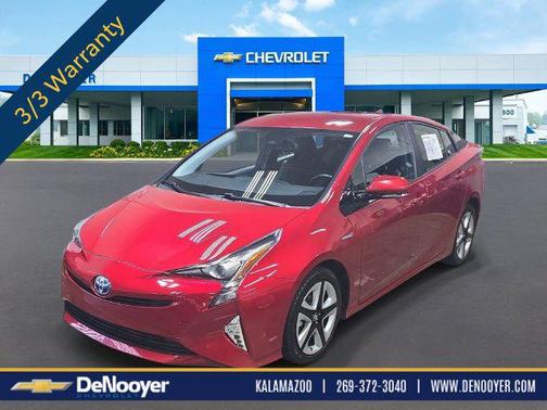 Red Metallic 2017 Toyota Prius Four Touring