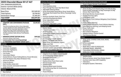 2025 Chevrolet Blazer EV eAWD LT