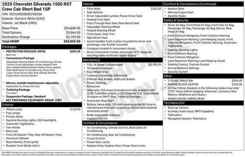 2025 Chevrolet Silverado 1500 RST