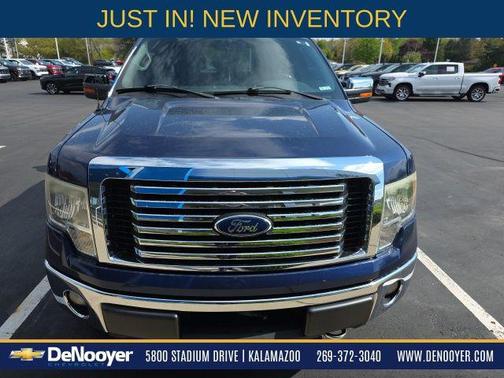 Blue 2011 Ford F-150 XLT
