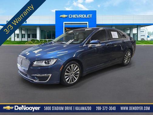 Midnight Sapphire Blue Metallic 2017 Lincoln MKZ Premiere