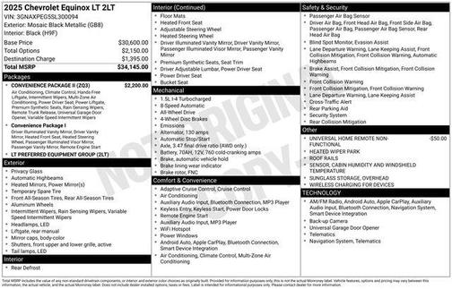 2025 Chevrolet Equinox 1LT