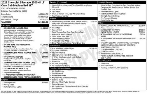 2022 Chevrolet Silverado 2500 LT