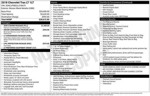 2018 Chevrolet Trax LT