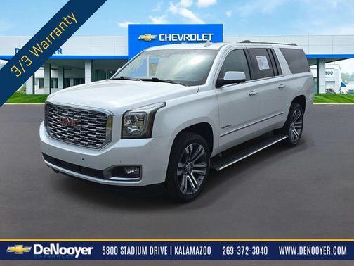 White Frost Tricoat 2018 GMC Yukon XL Denali