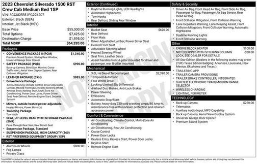 2023 Chevrolet Silverado 1500 RST