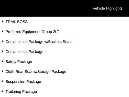 2019 Chevrolet Silverado 1500 LT Trail Boss