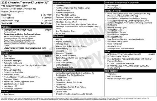 2023 Chevrolet Traverse LT Leather
