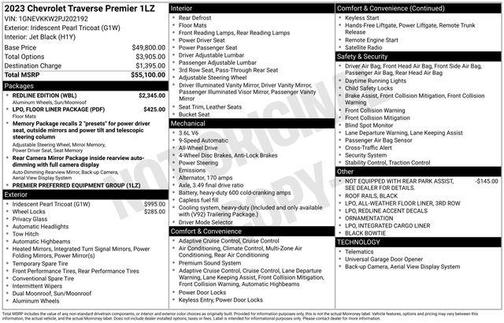 2023 Chevrolet Traverse Premier